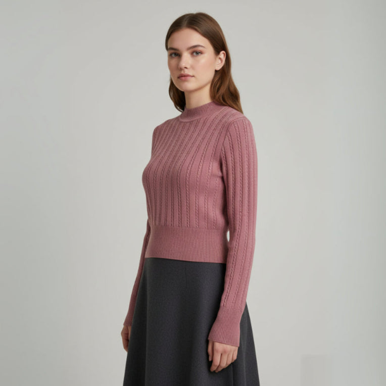 Women's Ribbed Knit Sweater